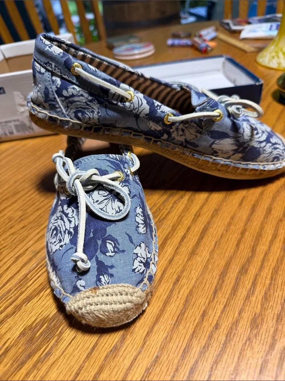 Sperry Navy and Light Blue Katama Liberty Women’s Shoes size 8M